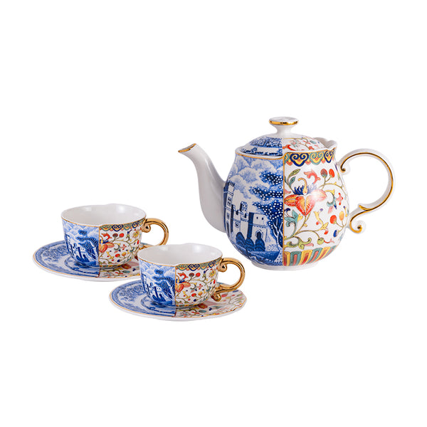 Amieenor fine porcelain tea pot set