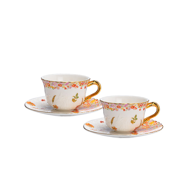 Amieenor ceramic english cup and saucer set for high tea