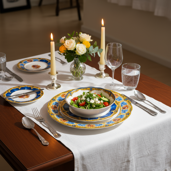 Amieenor Fine Bone-China 3-Piece Dinner Set – Sevilla